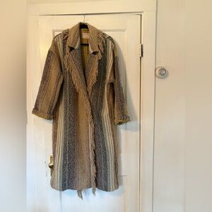 We The Free Oversized Desert Fringe Coat